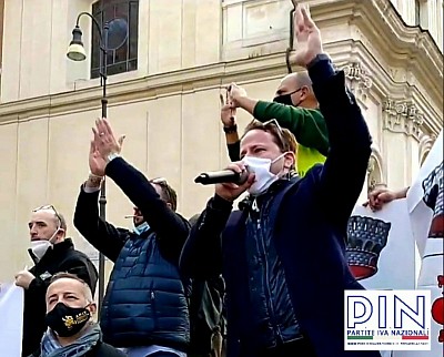 Antonio Sorrento, Roma  Pin, Partite Iva, Manifestazione