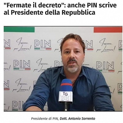 Presidente Pin Dott. Antonio Sorrento